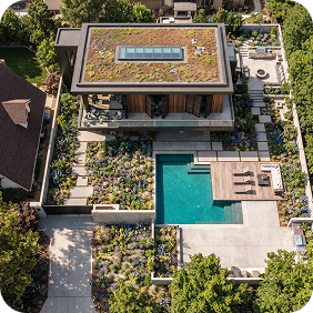 Interior del proyecto Jardines del Valle